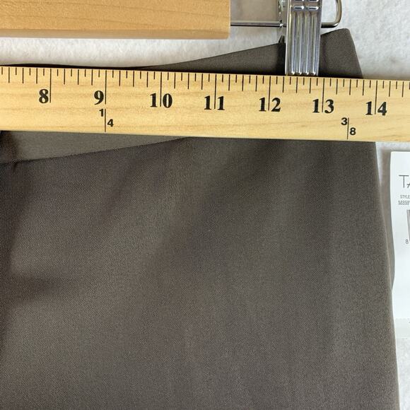 TAHARI Womens Dress Pants Sz 2 Cocoa Brown Bootcut Career Office Parisian New - Picture 6 of 14